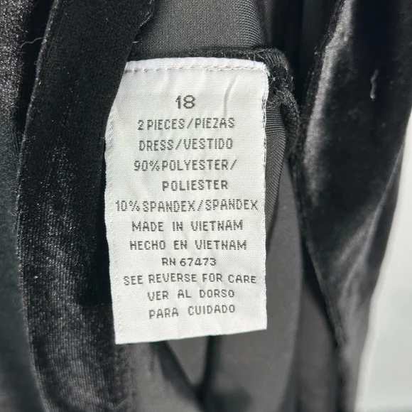 1990's‎ Vintage Velvet Goth Maxi T-shirt Dress 18 - Picture 4 of 4